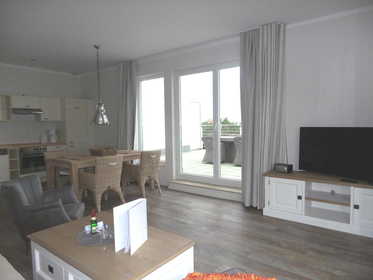 Strandnahe Fewos Mit Meerblick Und Dachterrasse, Residenz Bel Vital - Kategorie E ビンツ エクステリア 写真